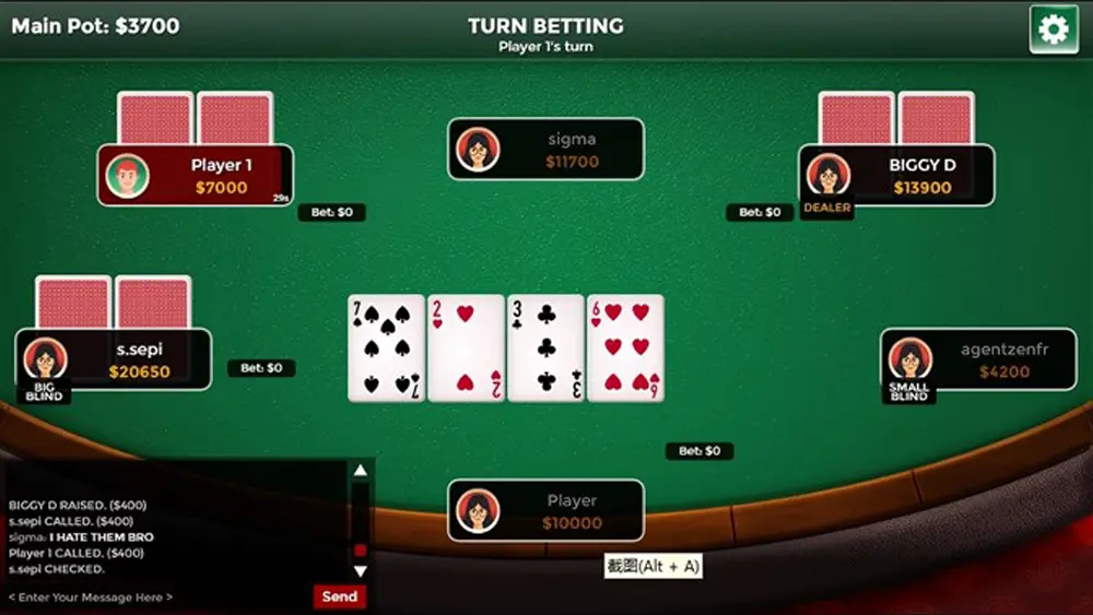 即刻体验！德州扑克中文版免费下载，与高手过招！(图1)